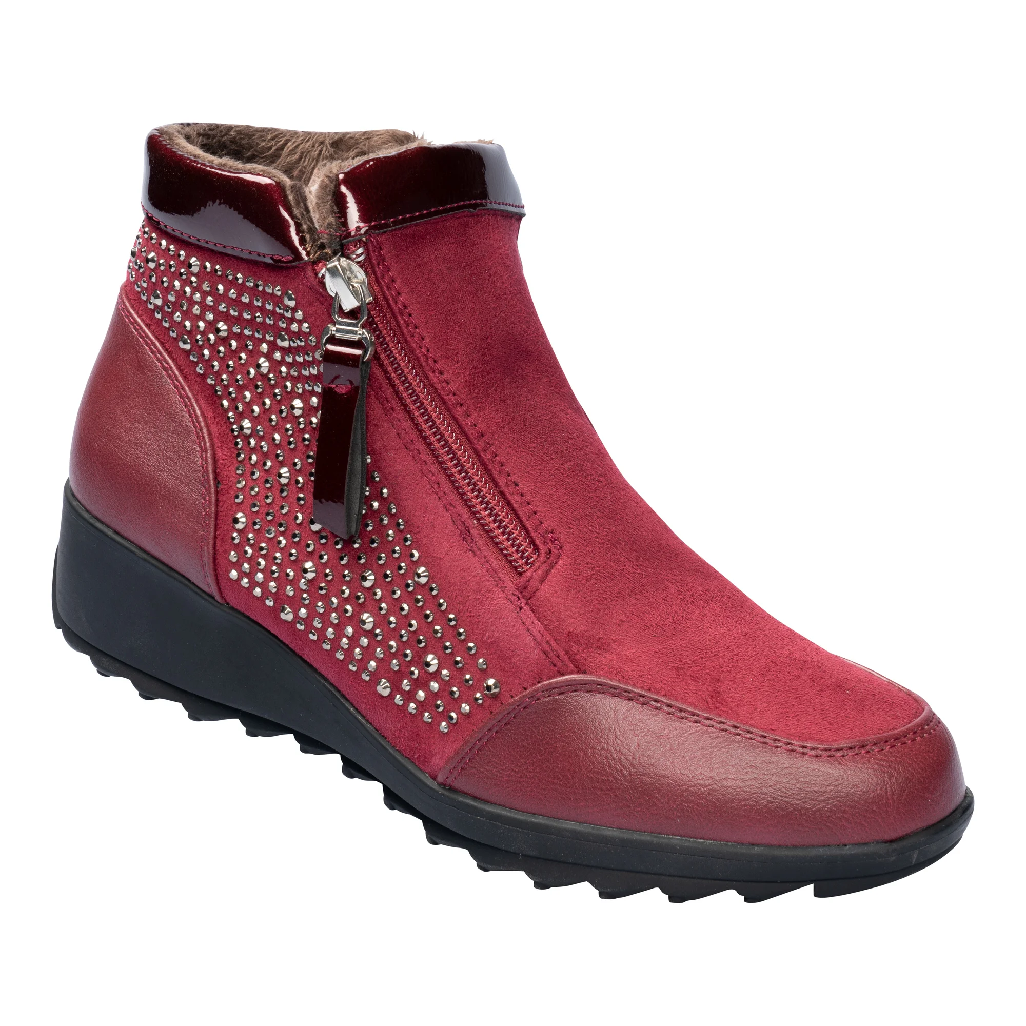 Bild von wonderwalk Damenstiefelette "Rita" mit Reißverschluss, gefüttert