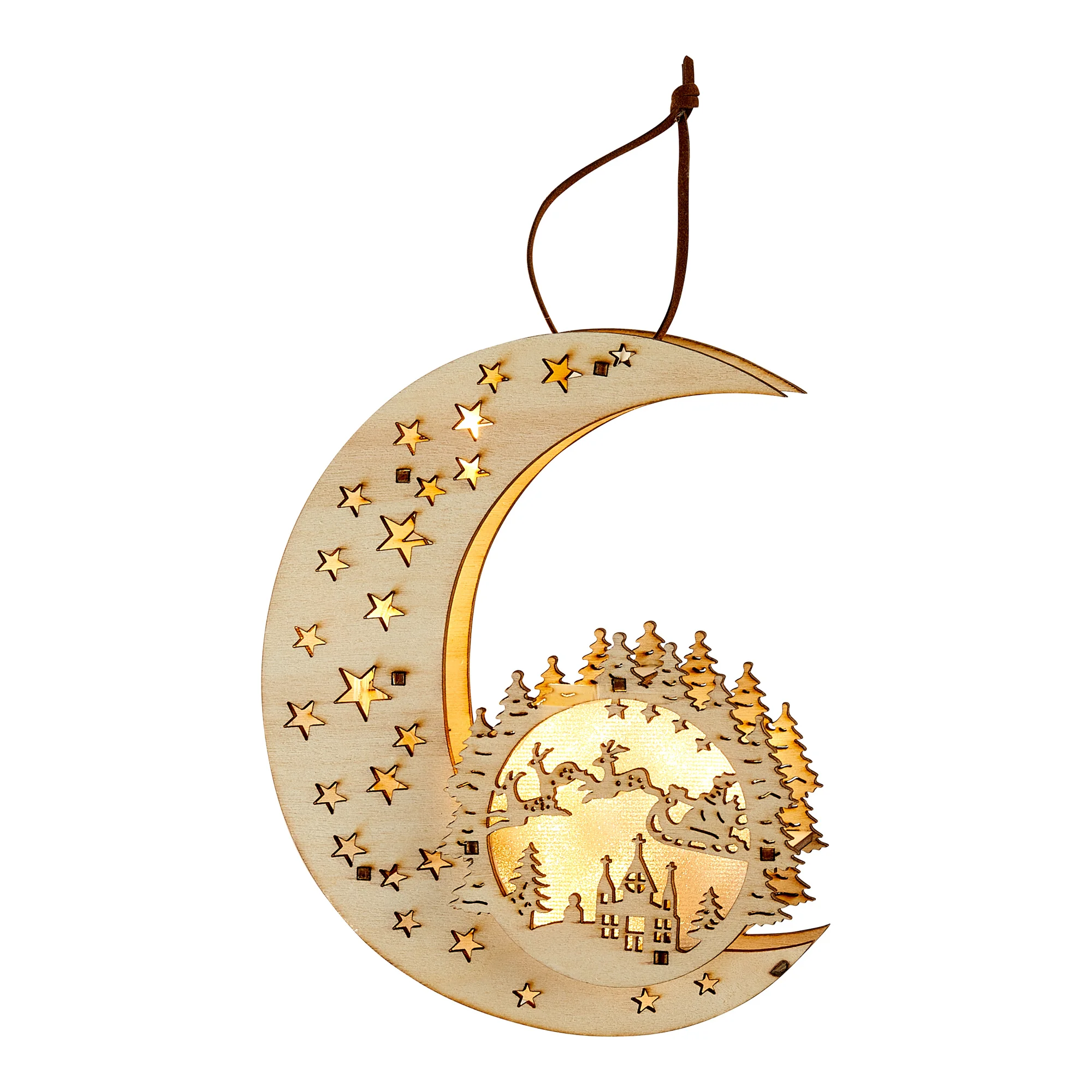 Bild von LED-Mond "Schlittenfahrt"
