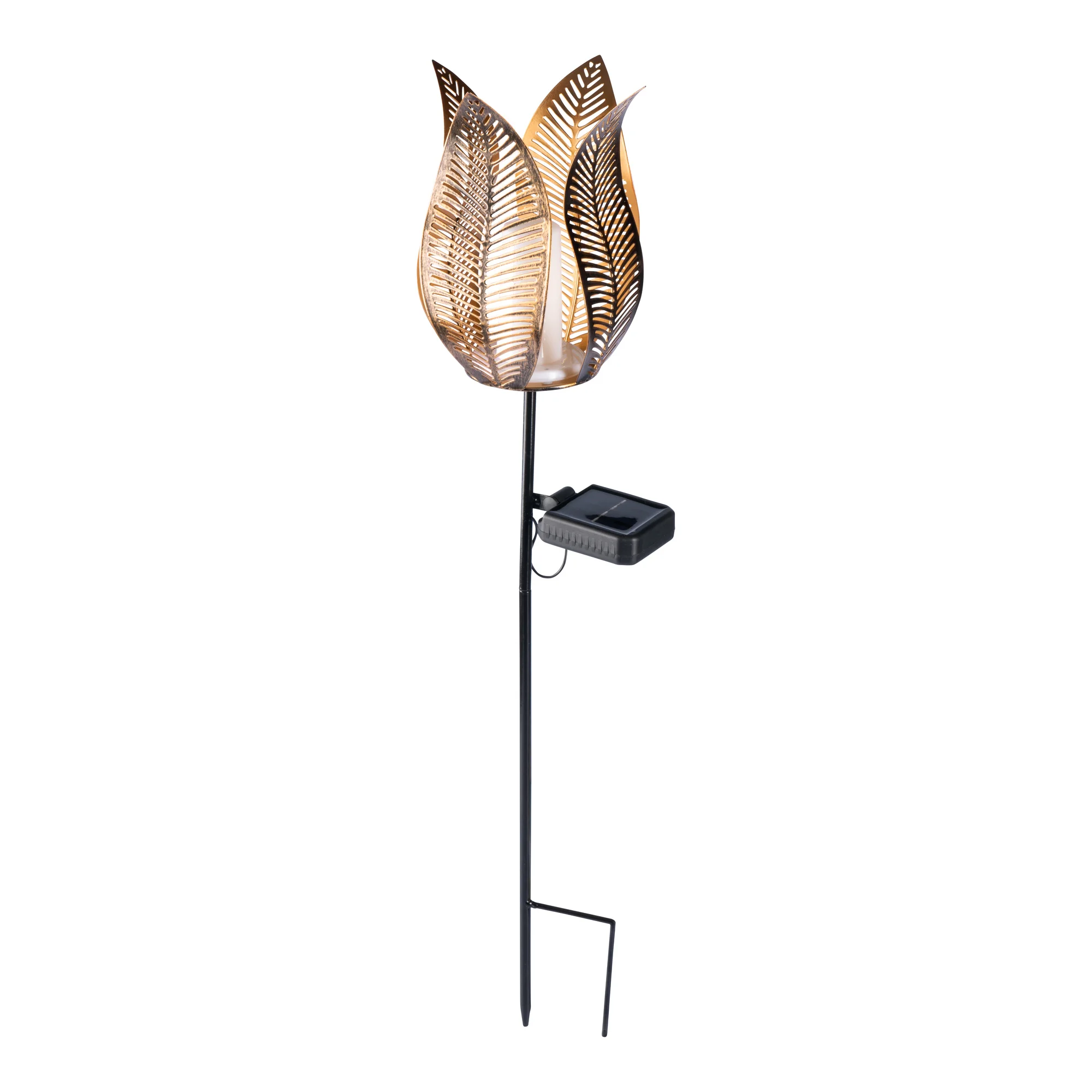 Bild von Solar-Gartenstecker "Lotus"