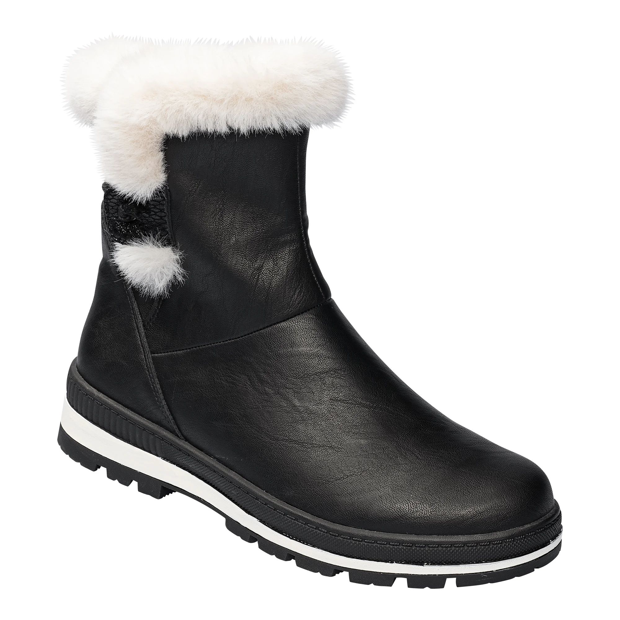Bild von wonderwalk Kuschelstiefel mit Leder „Britta“, gefüttert