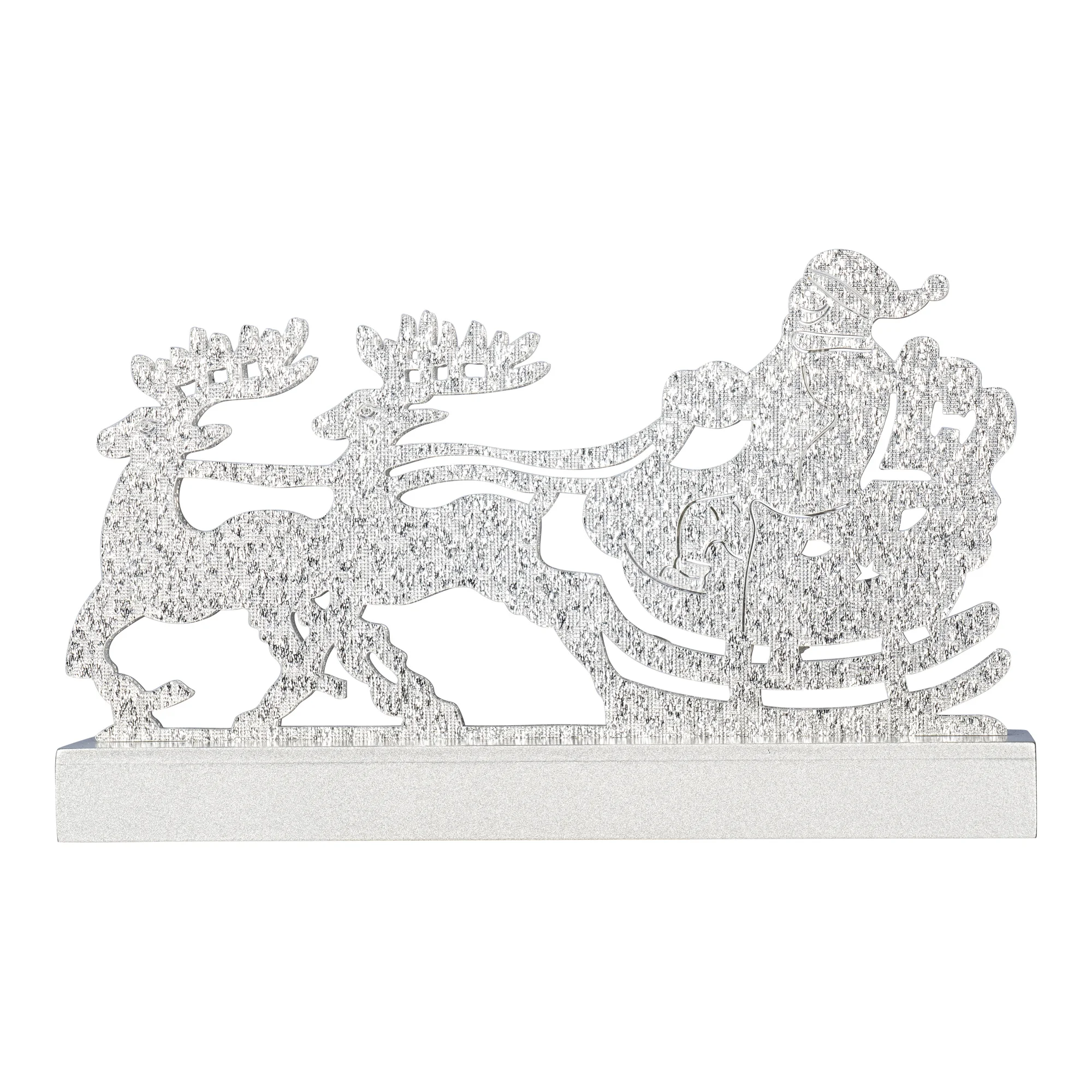 Bild von LED-Glitterdeko ­„Schlittenfahrt“