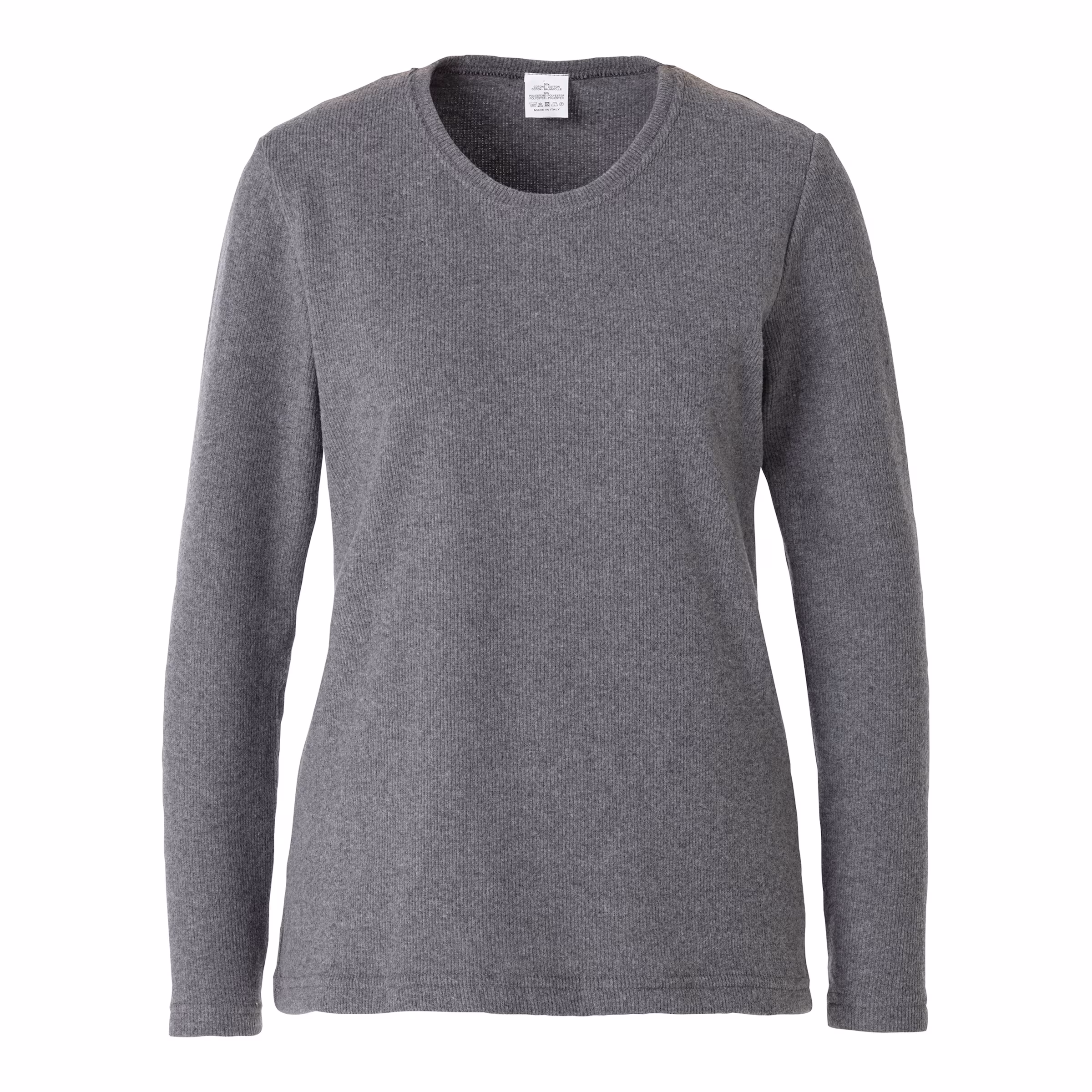 Bild von Warmer Damen- Pullover, fein gerippt