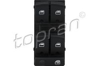 Bild von TOPRAN Schalter, Fensterheber Fahrzeugtür geclipst für AUDI 4F0959851C 4F0959851C5PR 4F0959851 114 754