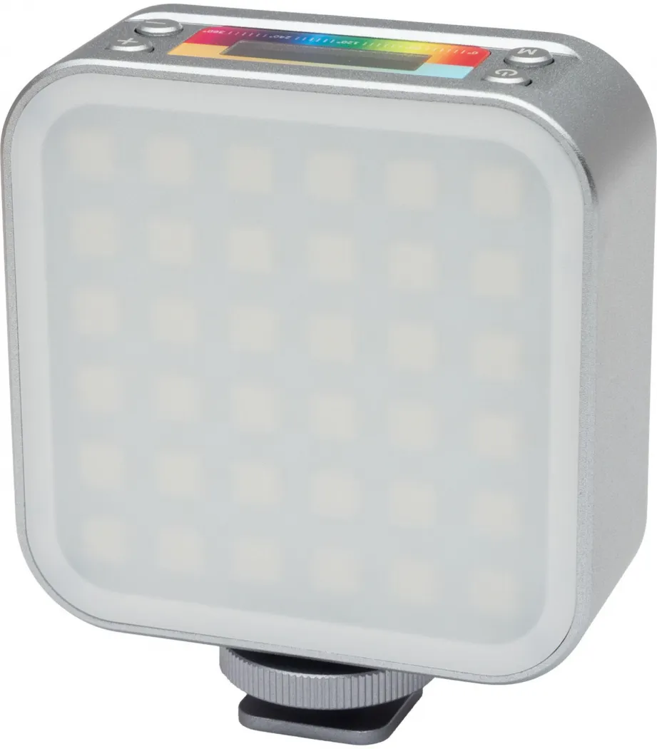 Bild von Patona doppelseitige RGB Videoleuchte (Videoleuchte), Dauerlicht, Grau