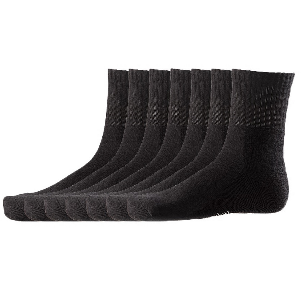 Bild von DAILYSOXX Unisex Short Crew Socken Everyday mit Frotteesohle 7er Pack