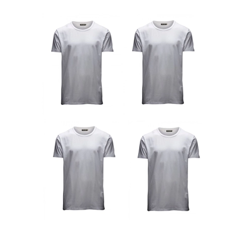 Bild von Jack & Jones Herren T-Shirt O-Neck & V-Neck Slim Fit 4er Pack