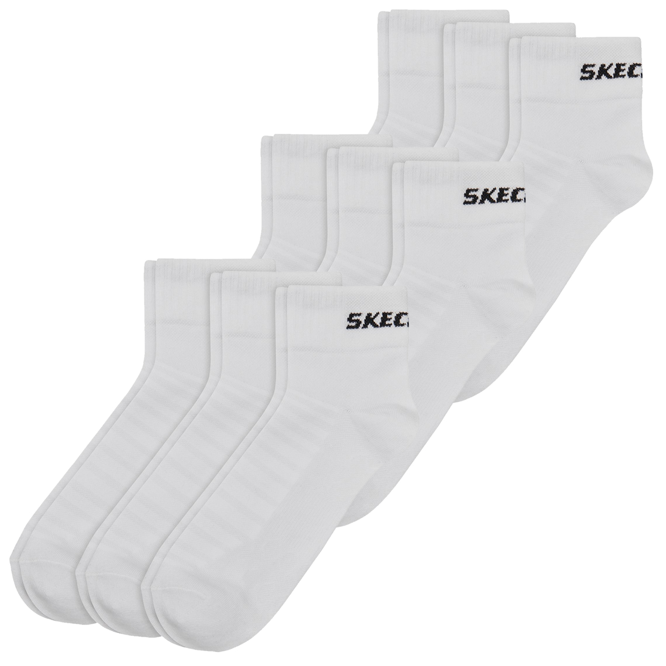 Bild von Skechers Unisex Quarter Socken Mesh Ventilation - 6er 9er 12er Multipack