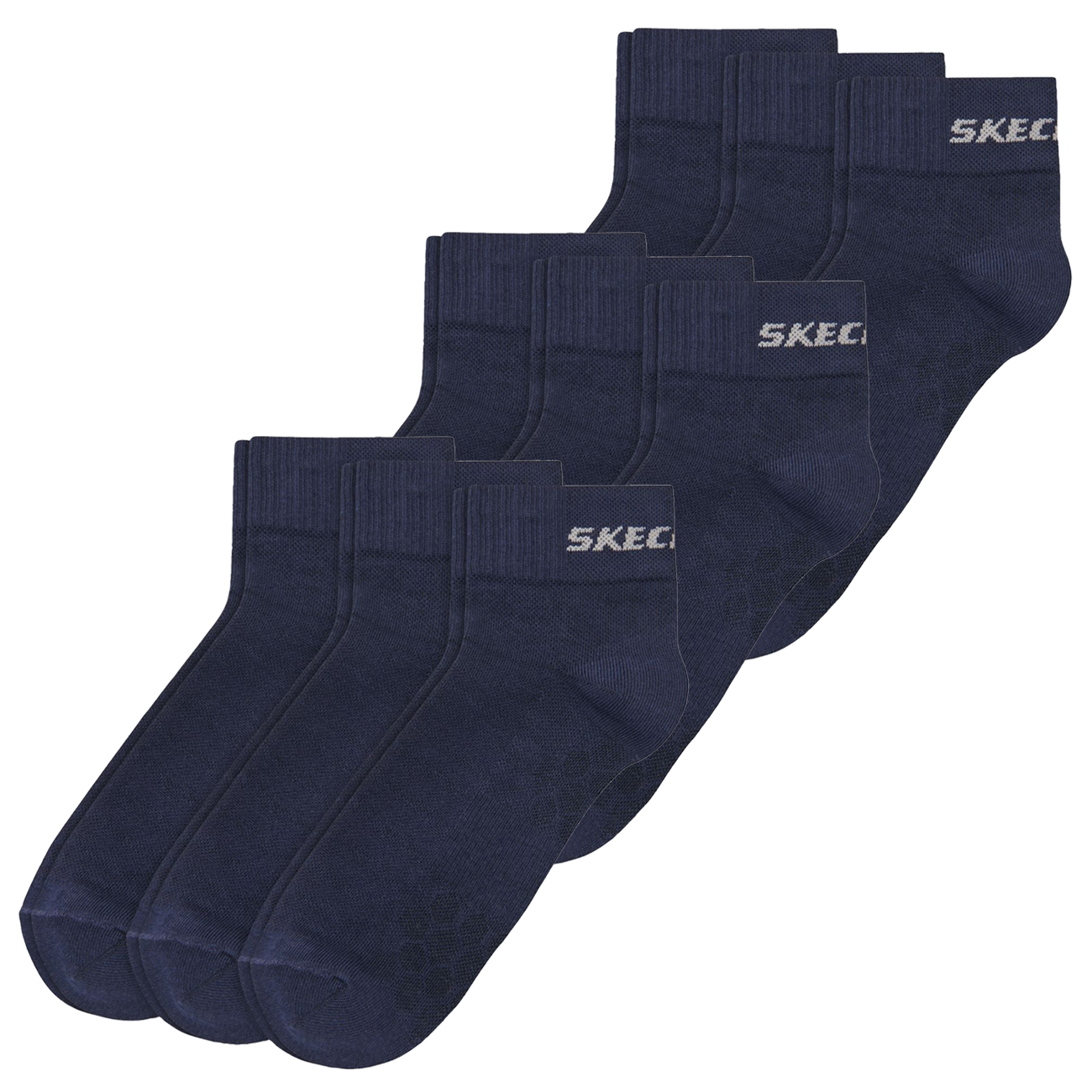 Bild von Skechers Unisex Quarter Socken Mesh Ventilation - 6er 9er 12er Multipack