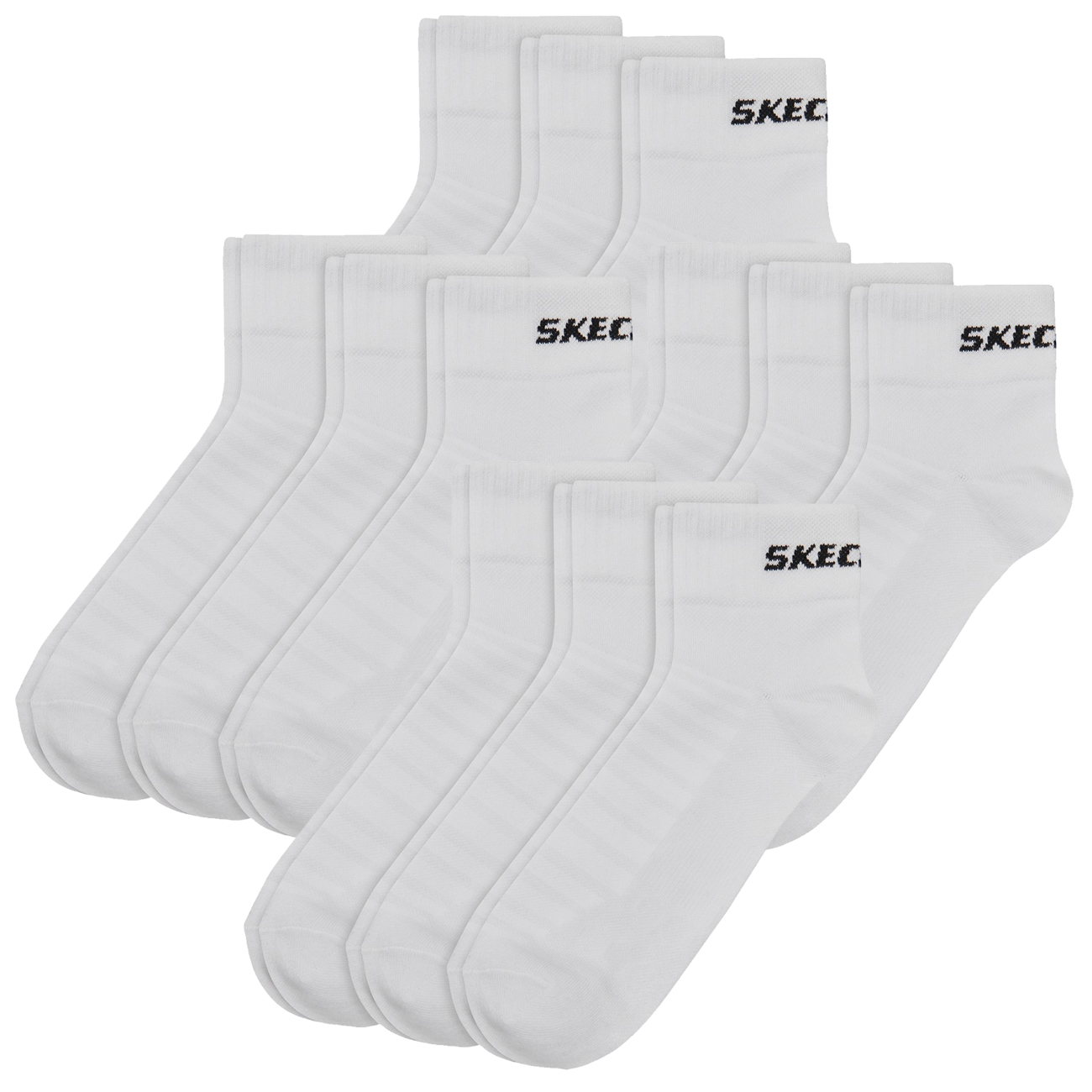 Bild von Skechers Unisex Quarter Socken Mesh Ventilation - 6er 9er 12er Multipack