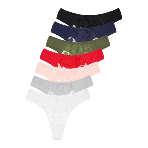 Bild von Tazzio String 7er-Pack Damen Tanga Unterhose F915