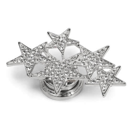 Bild von styleBREAKER Magnet Brosche mit Strass-Sternen