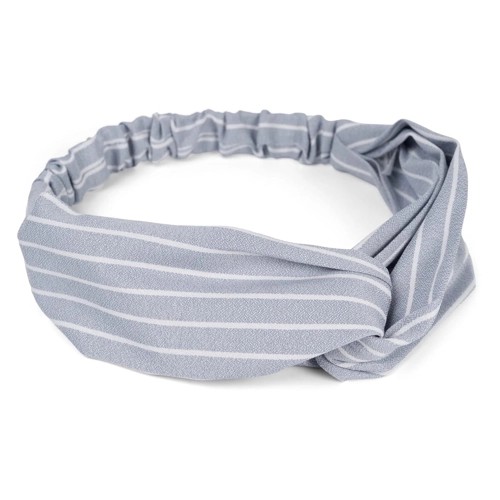 Bild von styleBREAKER Haarband mit Streifenmuster und Twist-Knoten