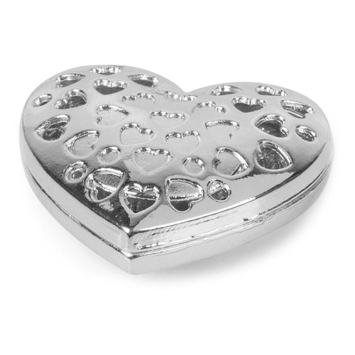 Bild von styleBREAKER Brosche (1-tlg), Herz Magnet Brosche mit Strass