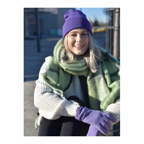 Bild von styleBREAKER Damen Touchscreen Fleece Handschuhe Einfarbig