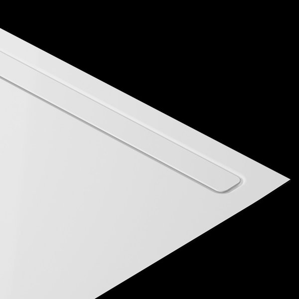 Bild von Kaldewei Nexsys, Designblende, für Duschfläche mit Länge 75cm, 68777126, Farbe: alpinweiß pulverbeschichtet
