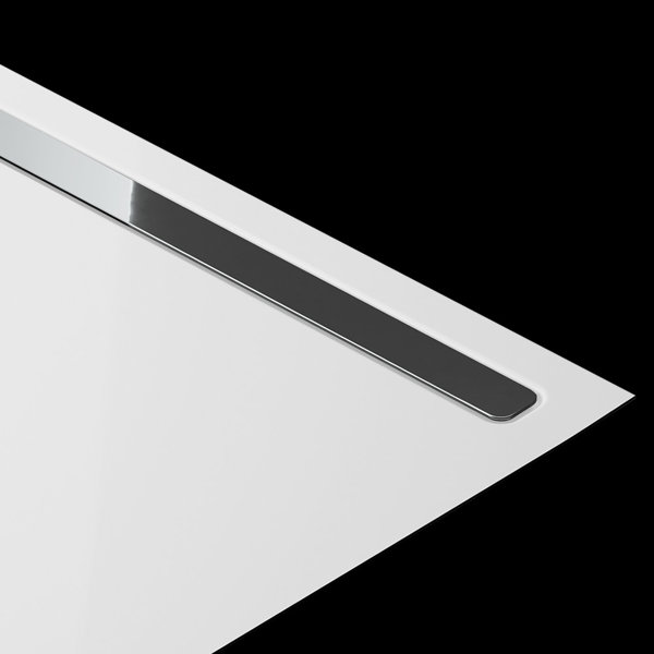 Bild von Kaldewei Nexsys, Designblende, für Duschfläche mit Länge 75cm, 68777126, Farbe: edelstahl glänzend