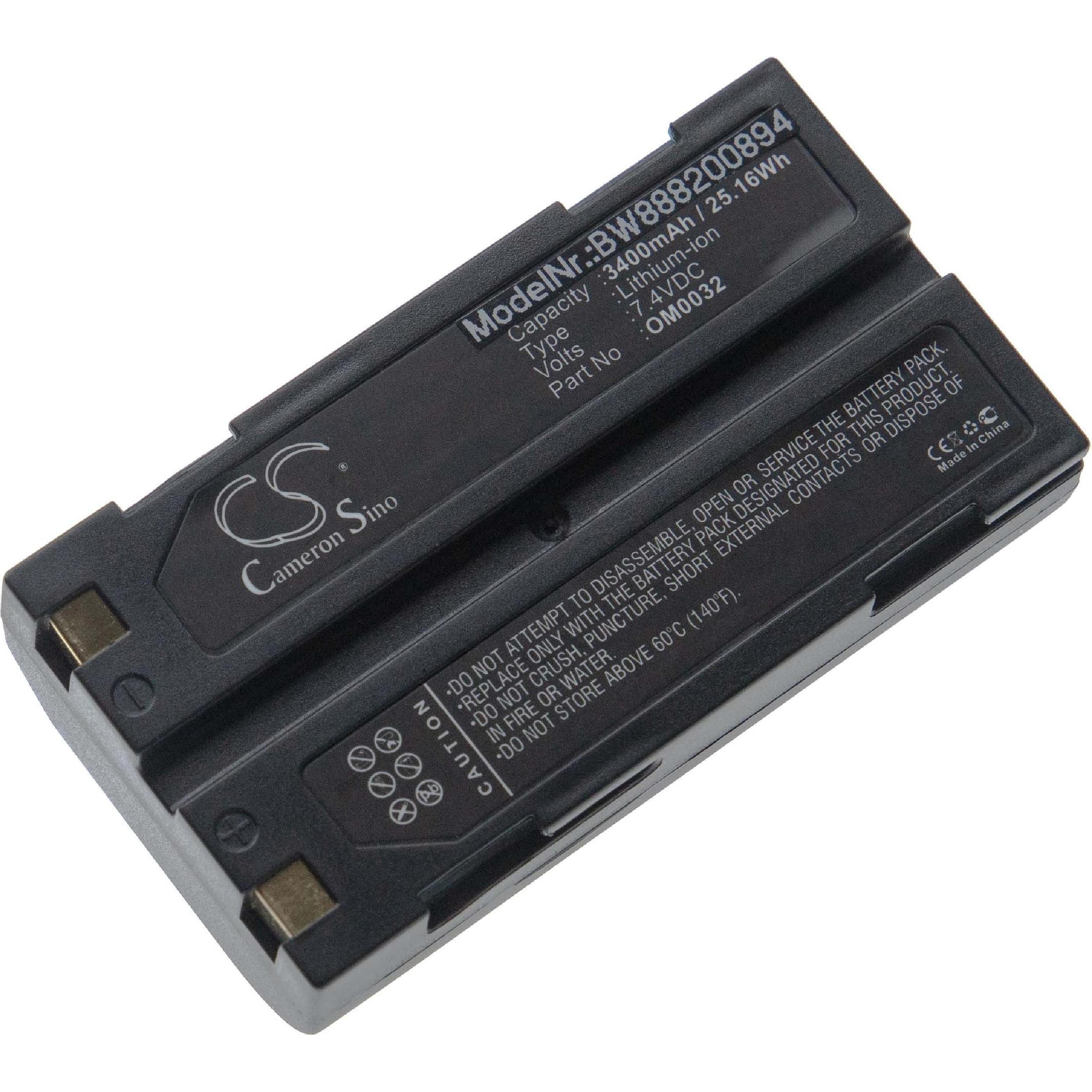Bild von XCell Medizintechnik-Akku als Ersatz für BCI MCR-1821J/1-H, OM0032 - 3400mAh, 7,4V, Li-Ion (7.40 V, 3400 mAh)