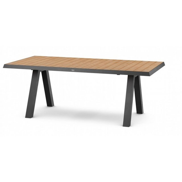 Bild von Siena Garden Tirana Gartentisch Teakholz natur 200x100cm Aluminium matt anthrazit (P37187)