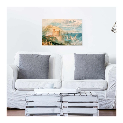 Bild von Glasbild Kunstdruck William Turner - Falmouth