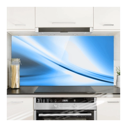Bild von Spritzschutz Deep Blue Heaven - Glas Spritzschutz im Querformat 2:1