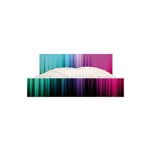 Bild von Möbelfolie für IKEA Malm Rainbow Display