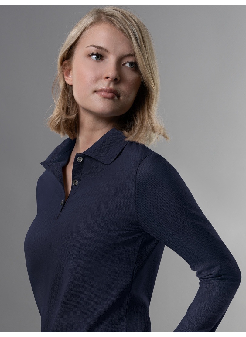 Bild von Trigema Poloshirt TRIGEMA Langarm Poloshirt (1-tlg)