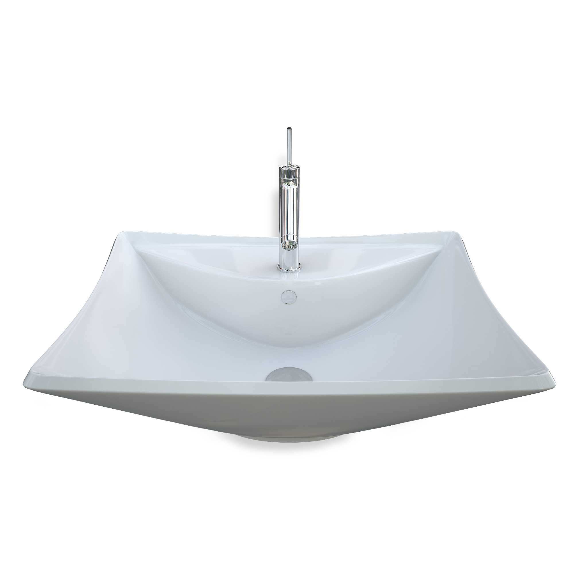 Bild von Paulas Bad Keramik Waschbecken Aufsatz Waschschale Valerie 605x445x180 mm