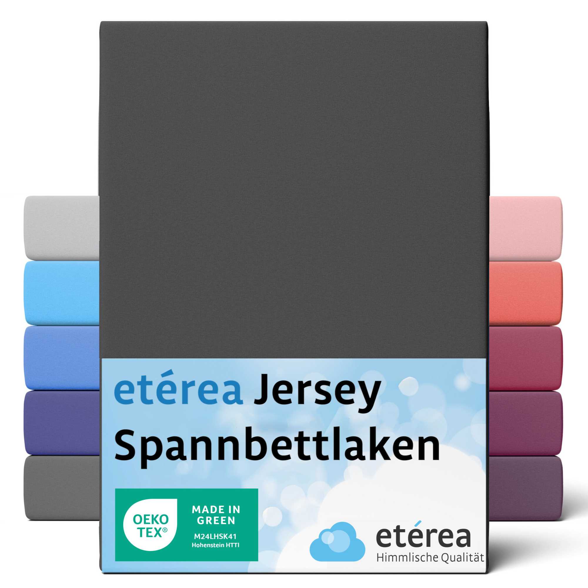 Bild von etérea Himmlische Qualität Spannbettlaken etérea Comfort Jersey Spannbettlaken, Jersey, Gummizug: rundum, (1 Stück)
