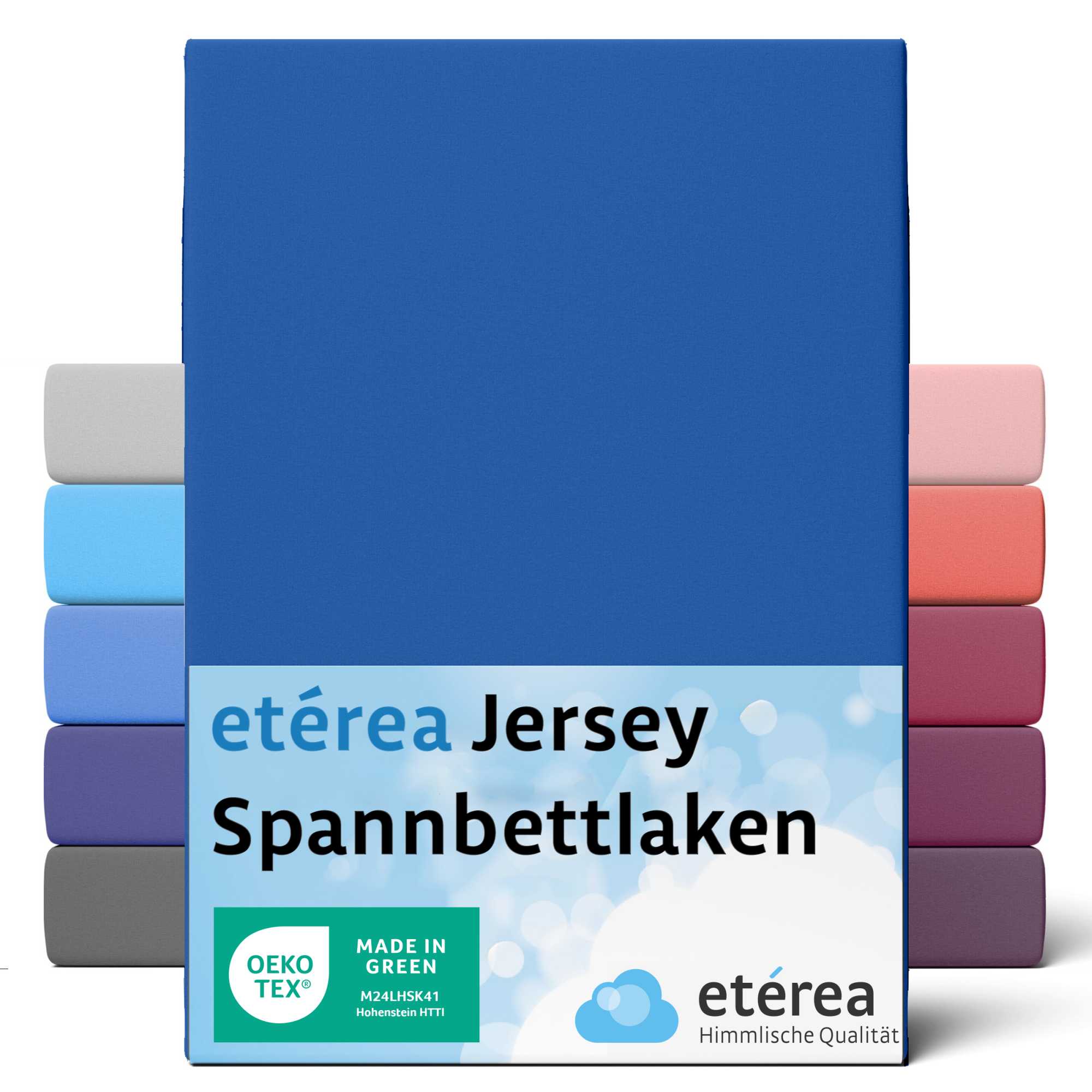 Bild von etérea Himmlische Qualität Spannbettlaken etérea Comfort Jersey Spannbettlaken, Jersey, Gummizug: rundum, (1 Stück)