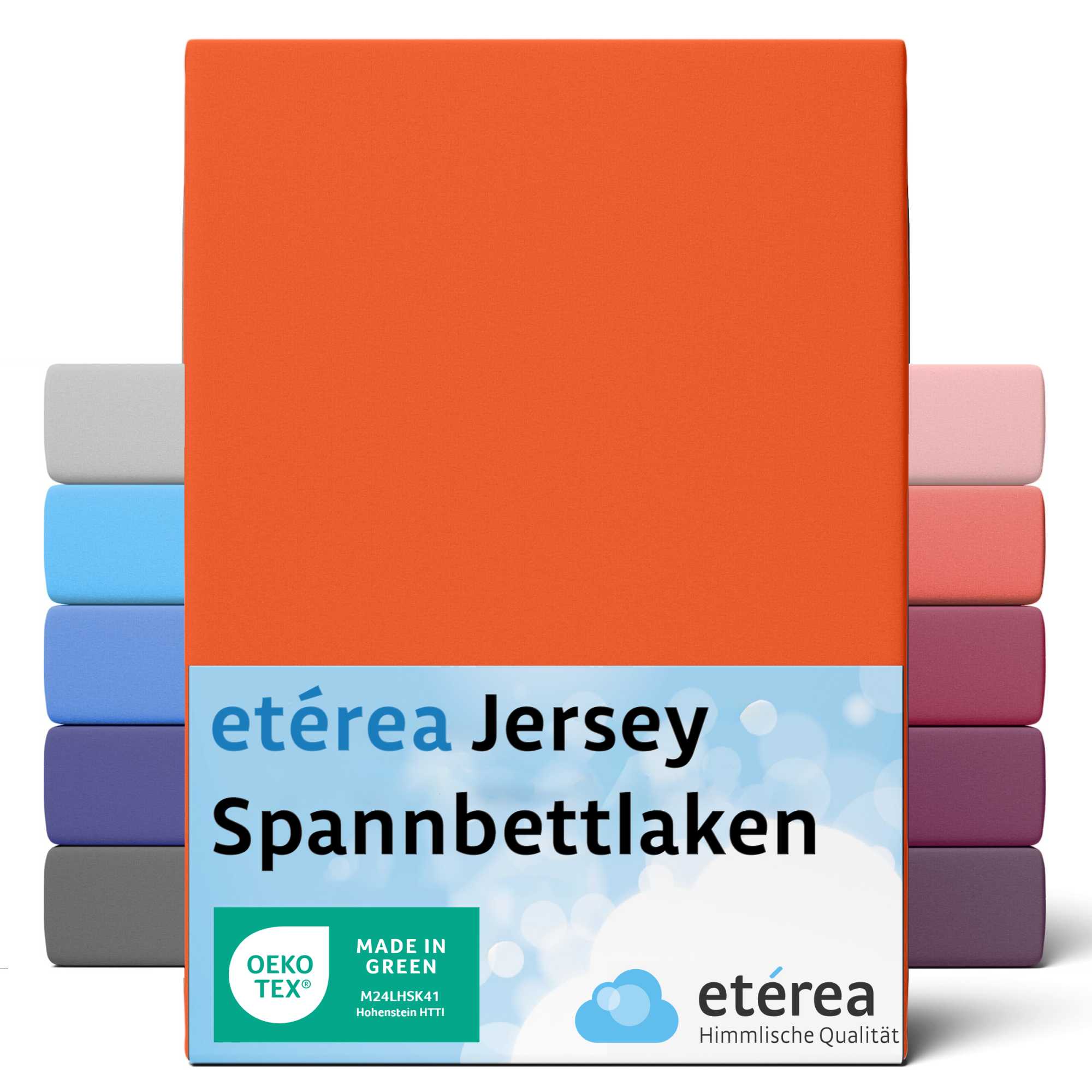 Bild von etérea Himmlische Qualität Spannbettlaken etérea Comfort Jersey Spannbettlaken, Jersey, Gummizug: rundum, (1 Stück)