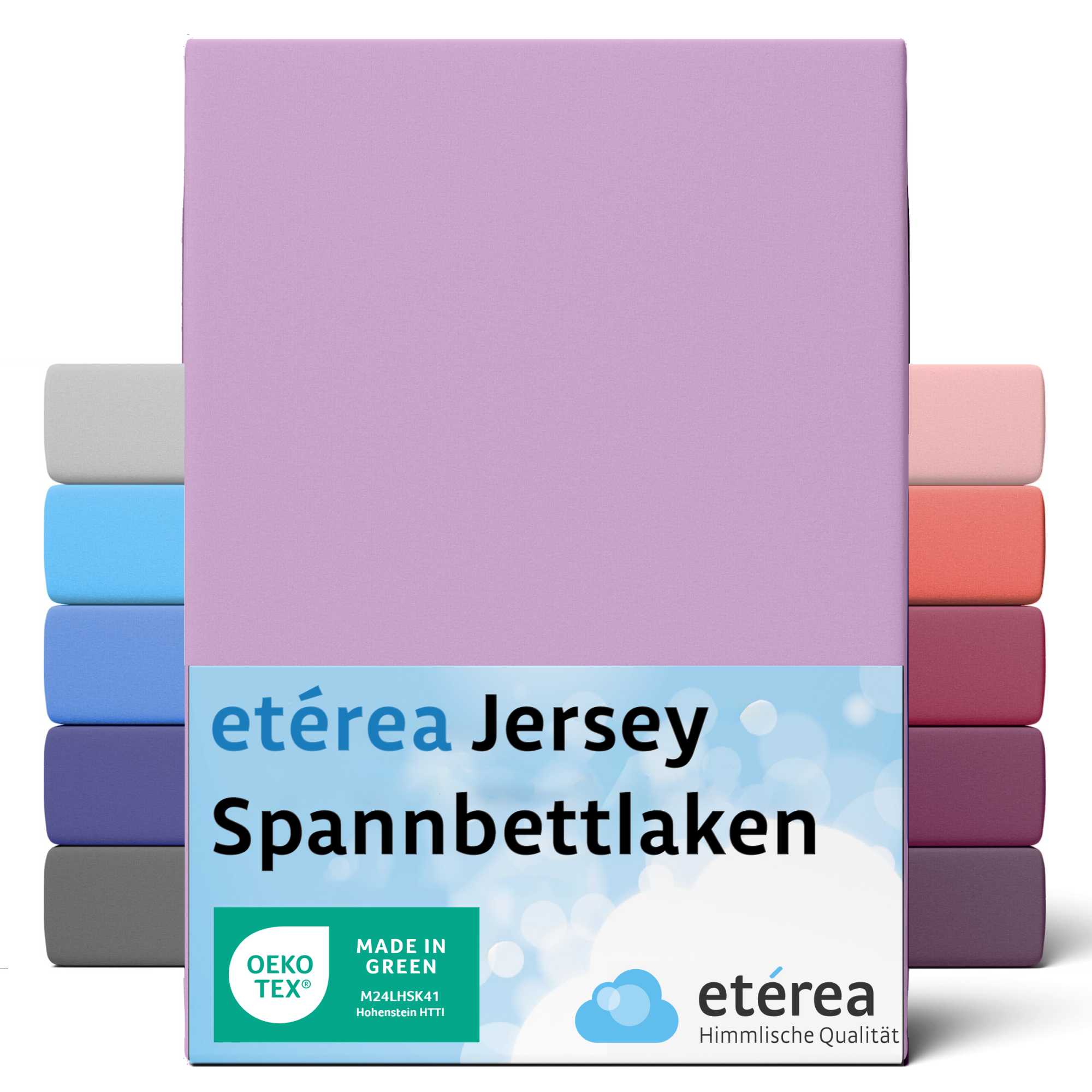 Bild von etérea Himmlische Qualität Spannbettlaken etérea Comfort Jersey Spannbettlaken, Jersey, Gummizug: rundum, (1 Stück)