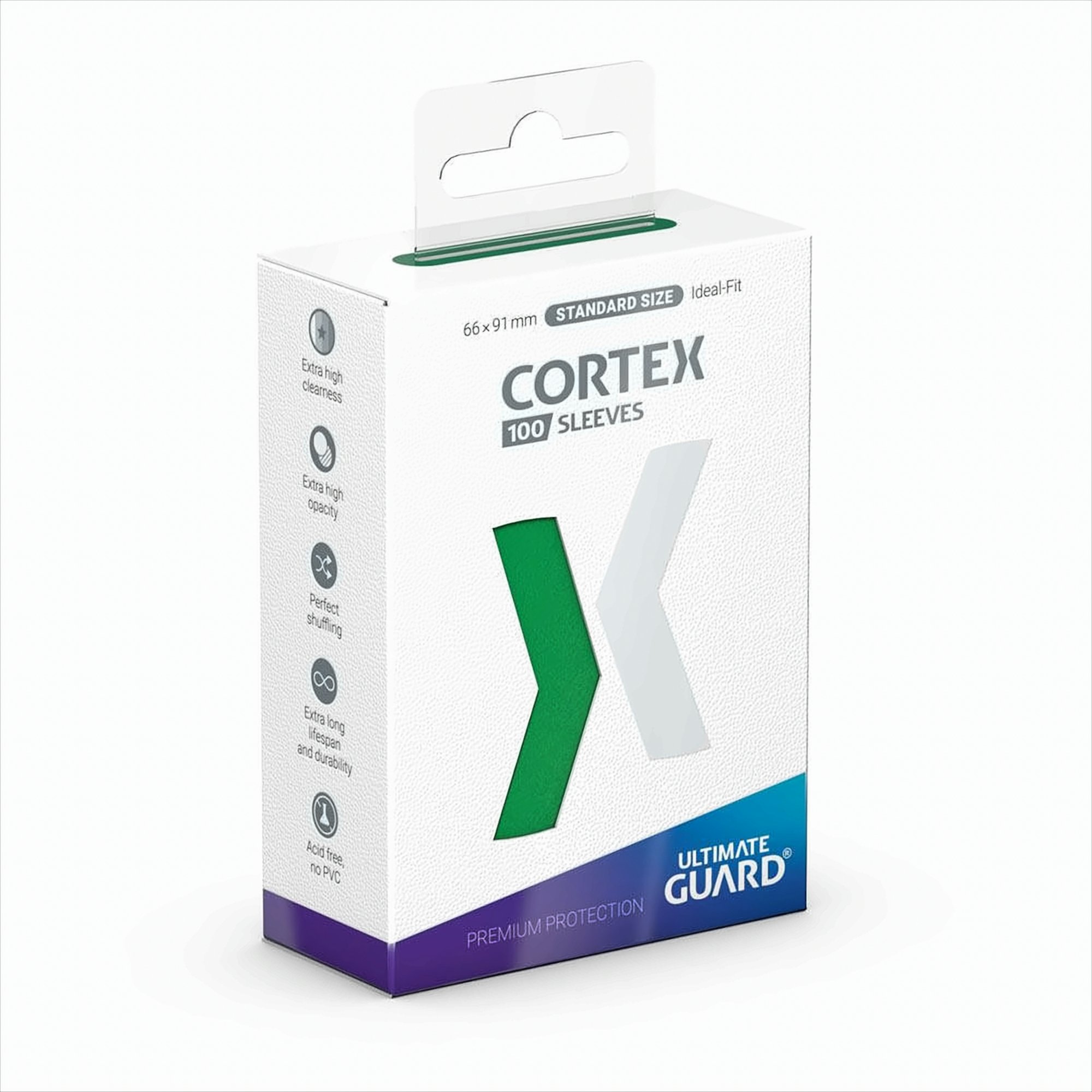 Bild von Ultimate Guard Cortex Sleeves Standardgrösse Grün (100)