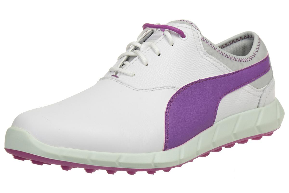 Bild von Puma Ignite Golf Spikeless Damen Golfschuhe Golf Leder weiß 189109 02