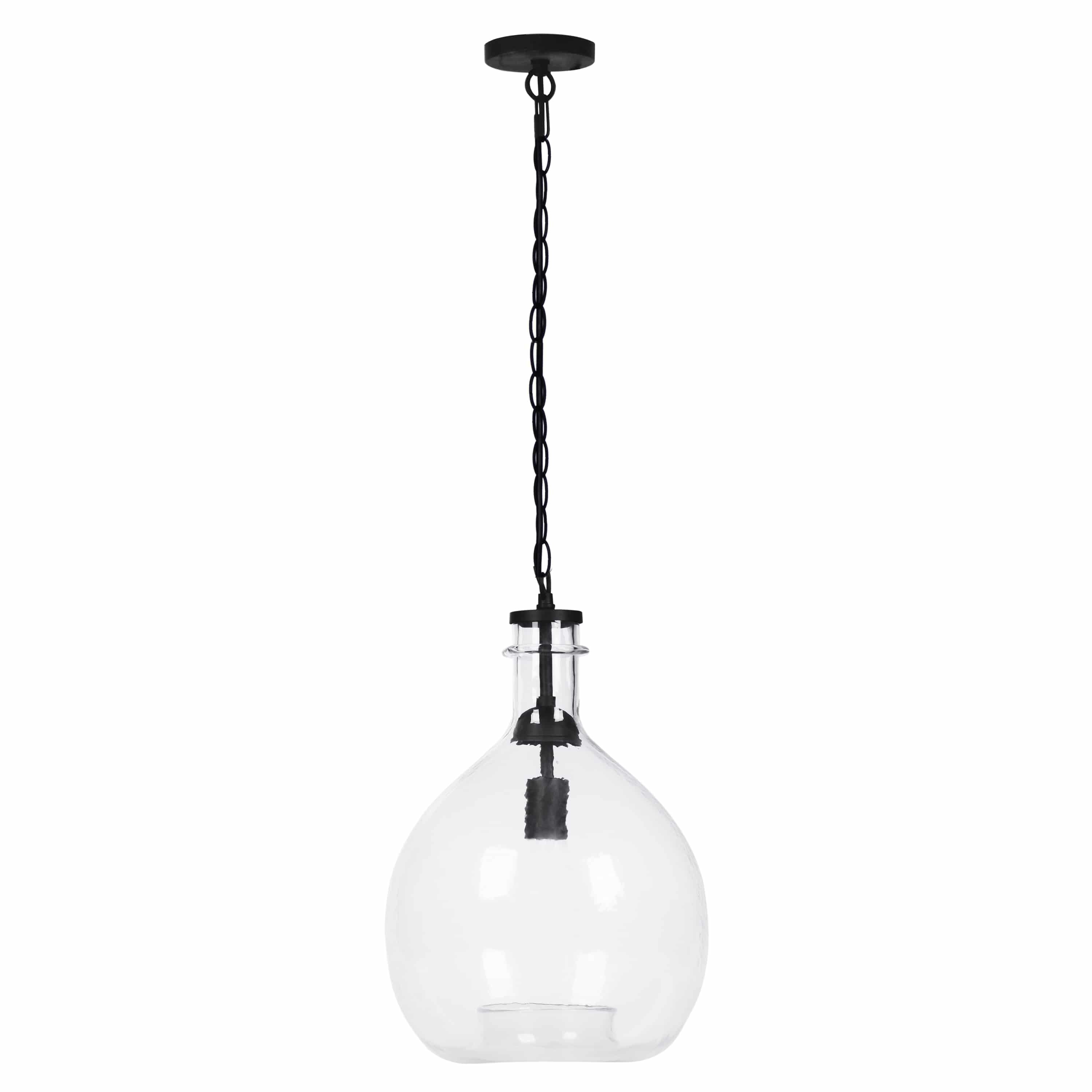 Bild von Hängelampe Altair Large Transparent / Schwarz
