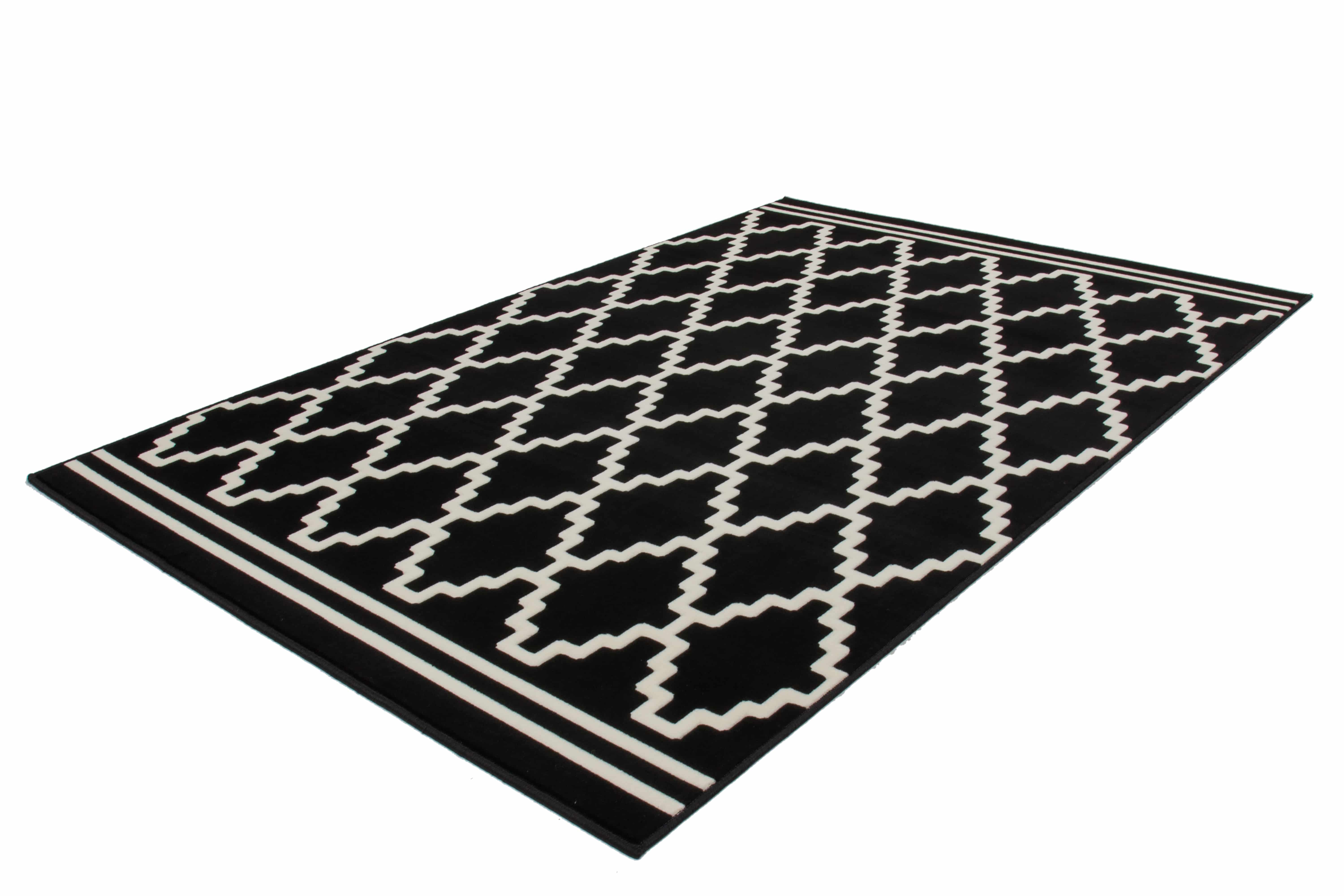 Bild von Lina 225 Schwarz / Elfenbein 200cm x 290cm