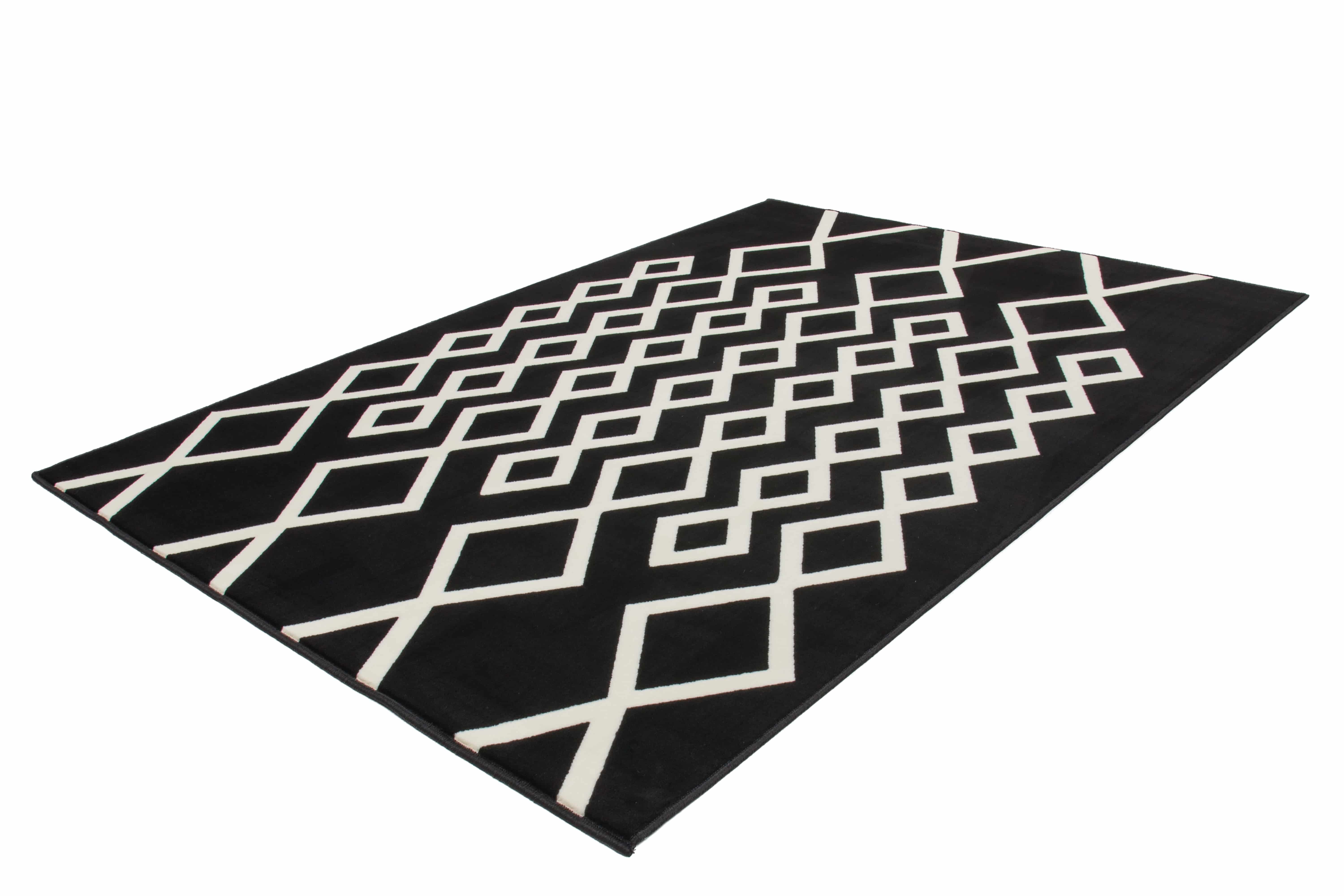 Bild von Lina 425 Schwarz / Elfenbein 200cm x 290cm