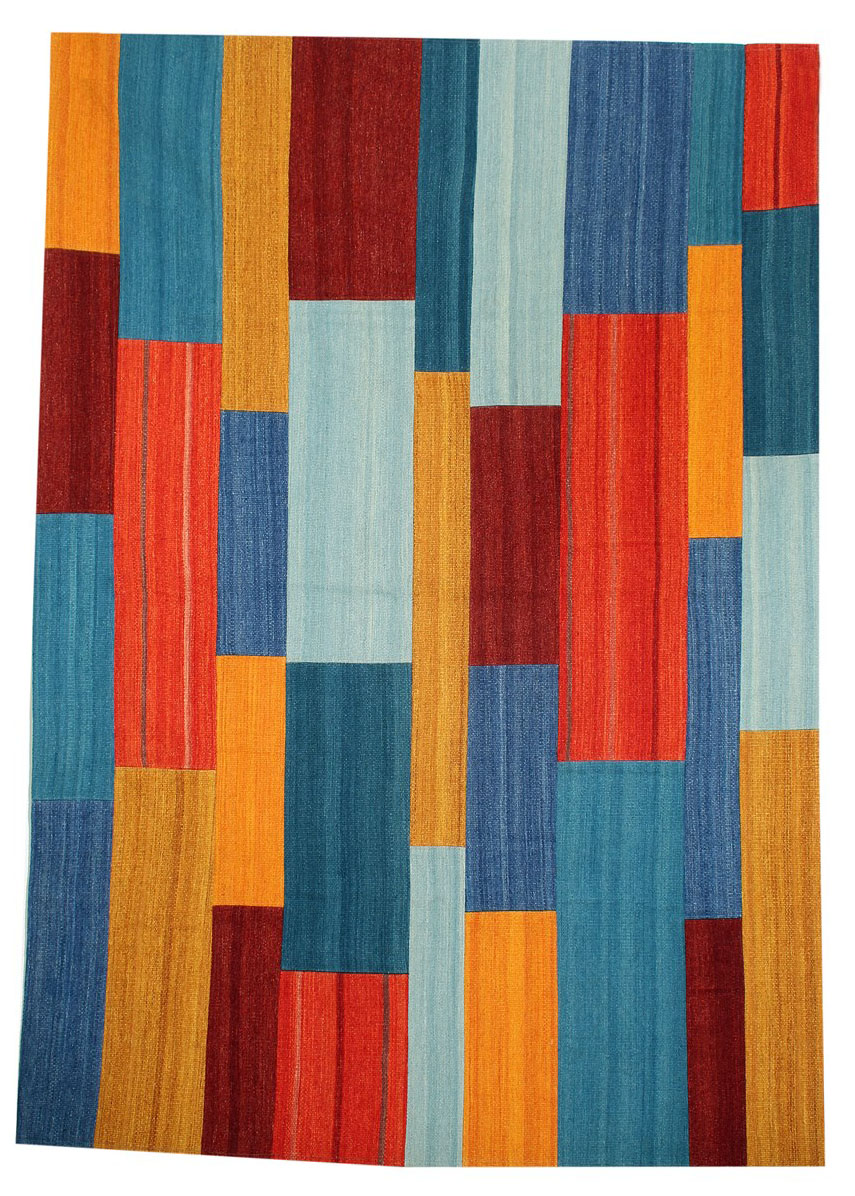 Bild von Kayoom Teppich "Radical 335", rechteckig, 15 mm Höhe, Handgewebter Jacquard Kilim, hochwertige Materialmischung.