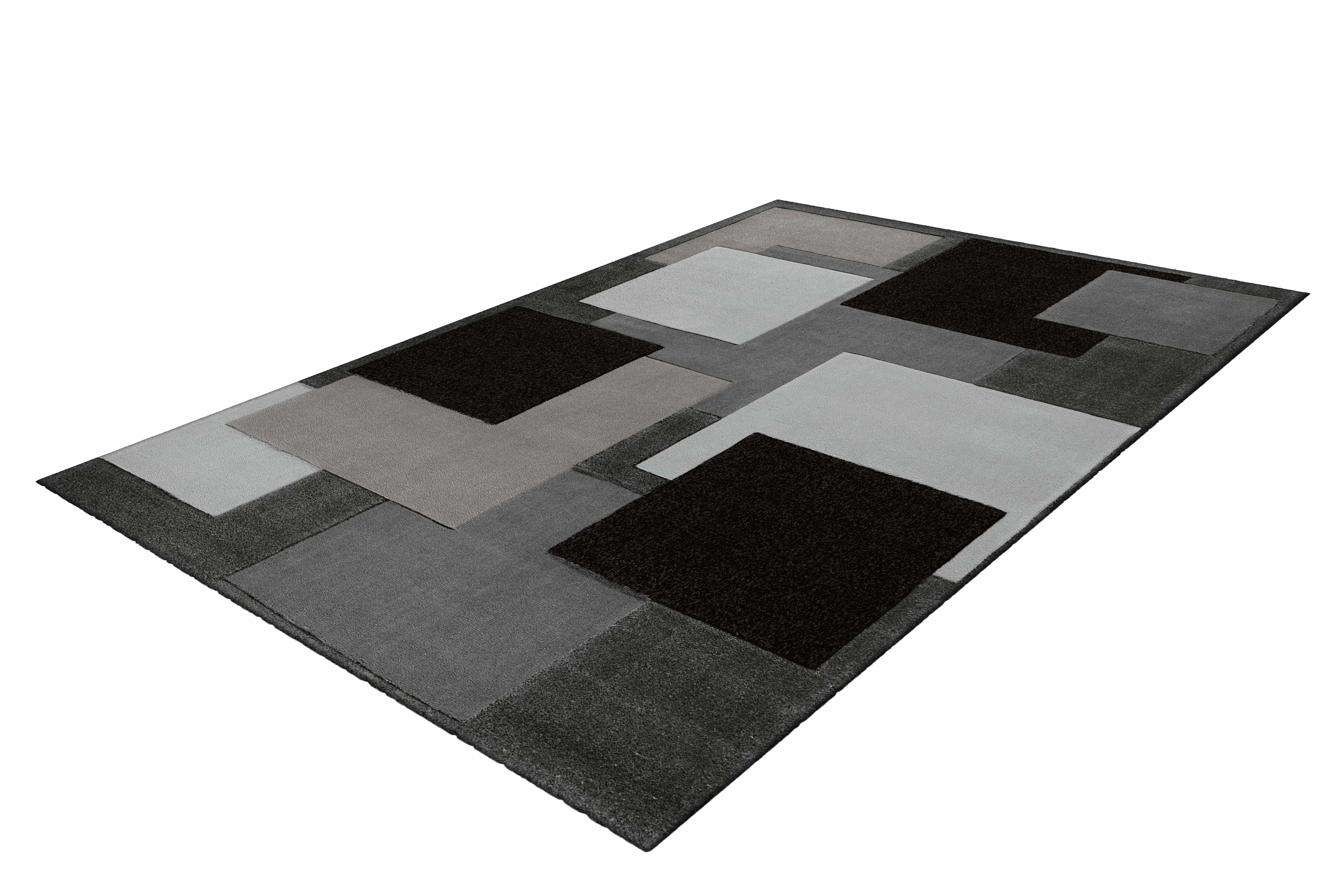 Bild von Cool 646 Grau / Schwarz 90cm x 160cm