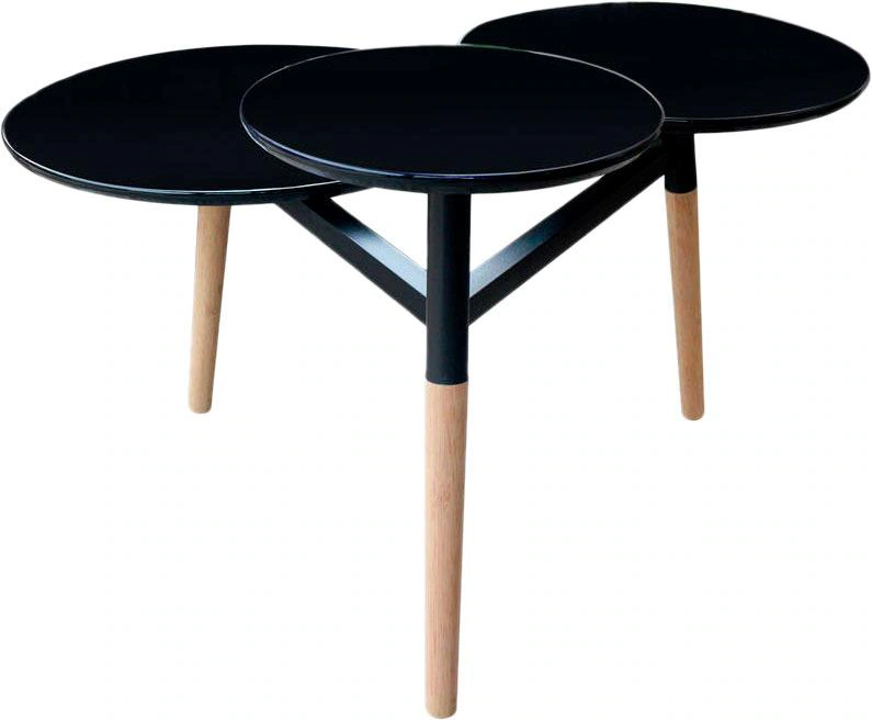 Bild von Kayoom Beistelltisch "Butler 310, Durchmesser der Abstellflächen: 48/40/30 cm" 1 Stk. tlg. Durchmesser der Abstellflächen: 48/40/30 cm, glatte Flächen