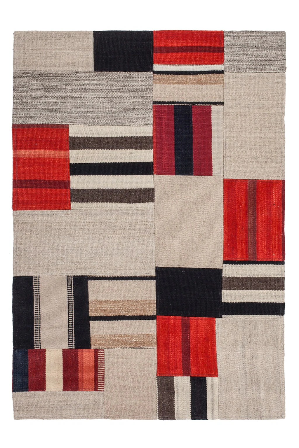 Bild von Kayoom Teppich "Radical 240", rechteckig, 15 mm Höhe, Handgewebter Jacquard-Kilim, hochwertige Materialmischung