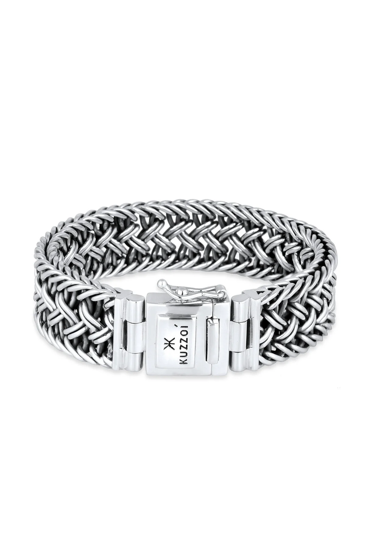 Bild von Kuzzoi Silberarmband Herren Silber Maskulin Oberfläche oxidiert, Twisted