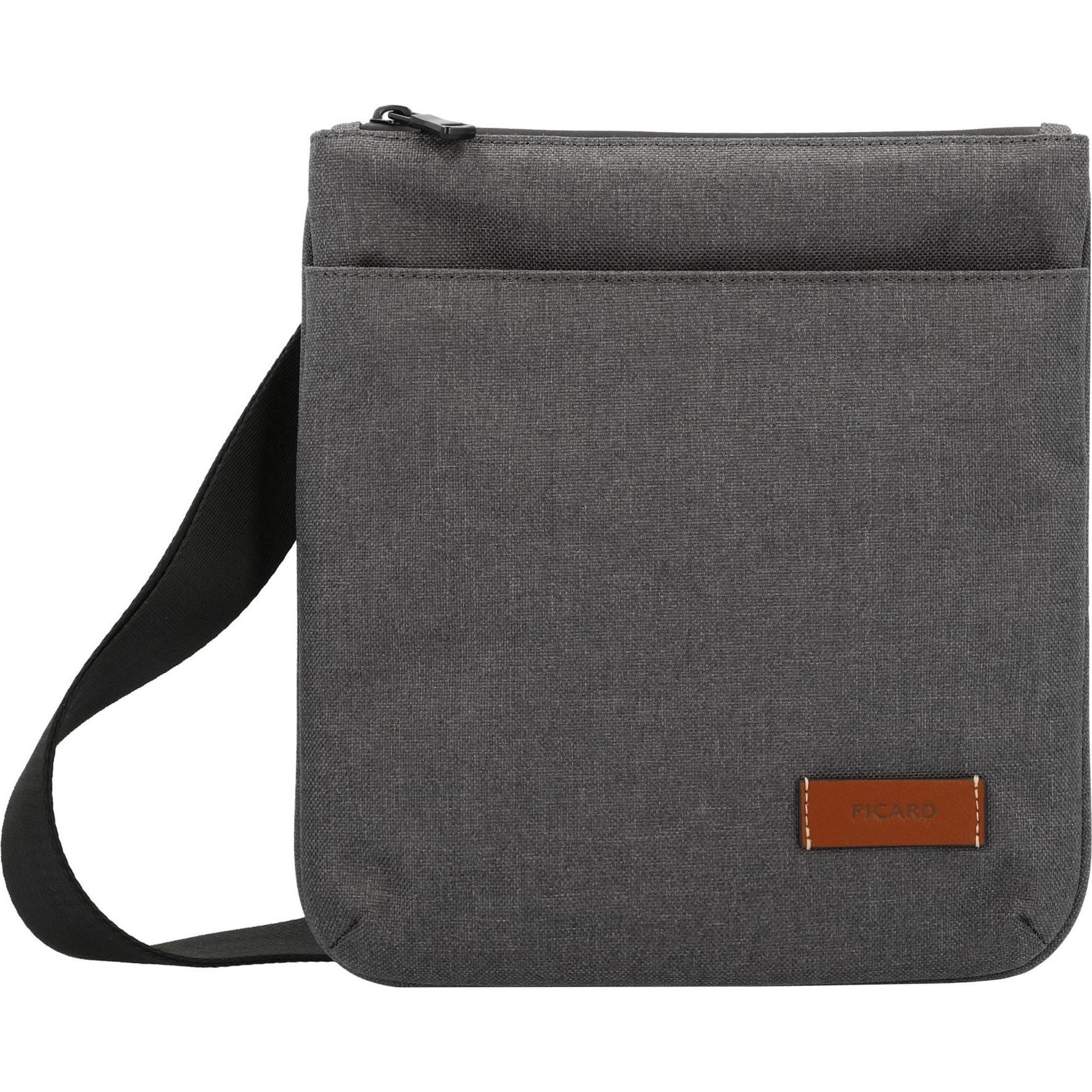 Bild von Picard Umhängetasche Go Eco 2976 für Herren aus Synthetik in der Farbe Anthrazit, 23,5 x 28 x 2 cm, 29764H1013