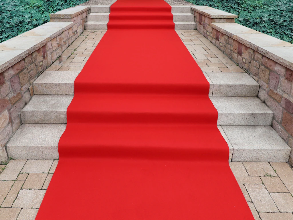 Bild von Primaflor-Ideen in Textil Läufer "PODIUM", rechteckig, 2,6 mm Höhe, Breite 150 cm, robuster Nadelfilz, Uni-Farben