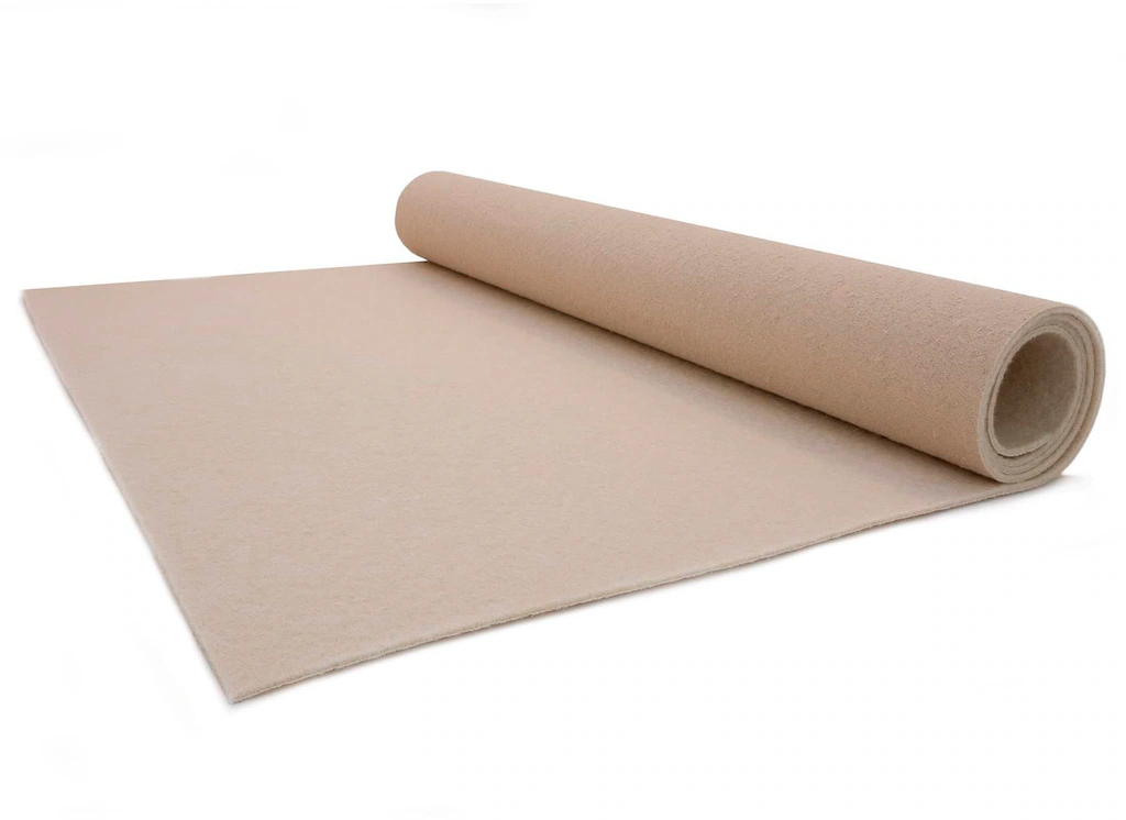 Bild von Primaflor-Ideen in Textil Läufer "PODIUM", rechteckig, 2,6 mm Höhe, Breite 100 cm, robuster Nadelfilz, Uni-Farben