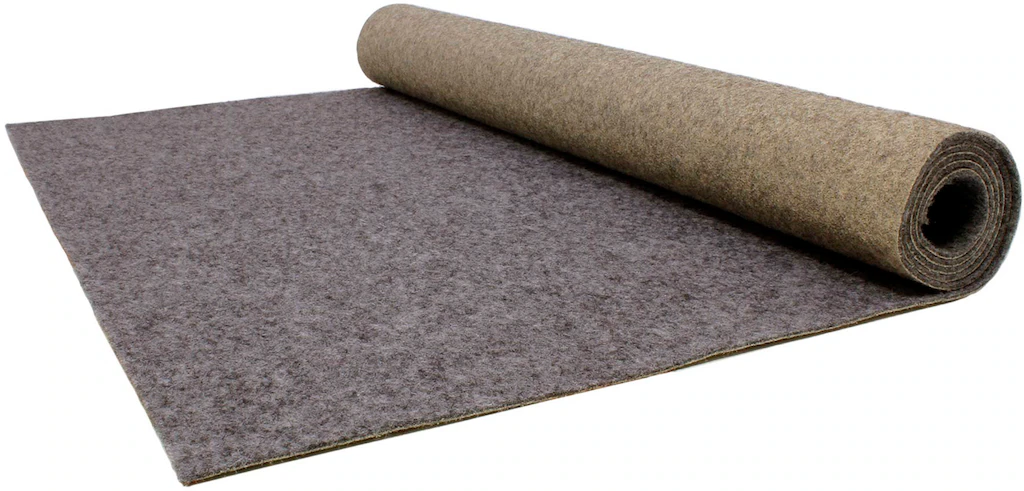 Bild von Primaflor-Ideen in Textil Läufer "PODIUM", rechteckig, 2,6 mm Höhe, Breite 100 cm, robuster Nadelfilz, Uni-Farben