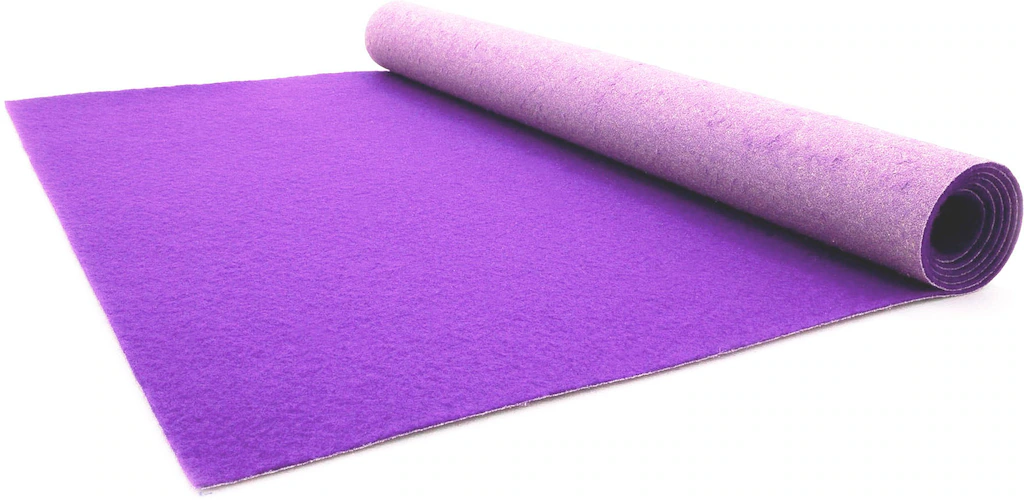 Bild von Primaflor-Ideen in Textil Läufer "PODIUM", rechteckig, 2,6 mm Höhe, Breite 100 cm, robuster Nadelfilz, Uni-Farben