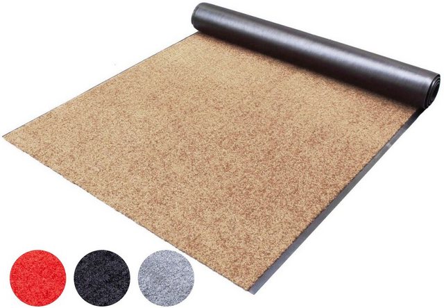 Bild von Primaflor Sauberlauf nach Maß - CLEAN, Beige, 0,90m x 10,00m, Rutschfester Schmutzfangläufer Meterware, Robuster Küchenläufer, Zuschneidbarer Teppichläufer, Eingangsmatte für Flur und Windfang