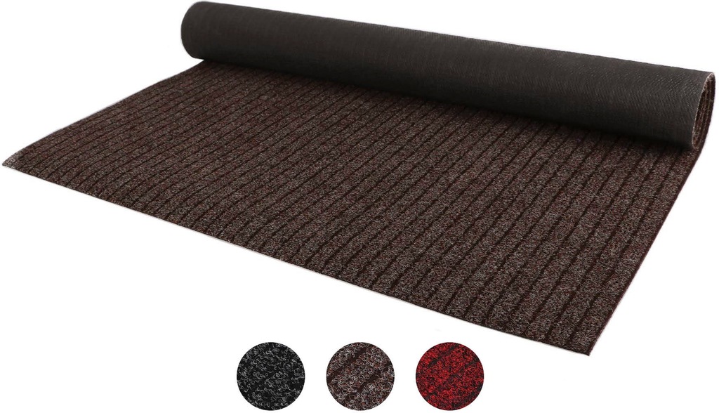Bild von Primaflor Sauberlauf nach Maß - Valencia, Braun, 2,00m x 2,00m, Rutschfester Schmutzfangläufer Meterware, Robuster Küchenläufer, Zuschneidbarer Teppichläufer, Eingangsmatte für Flur und Windfang