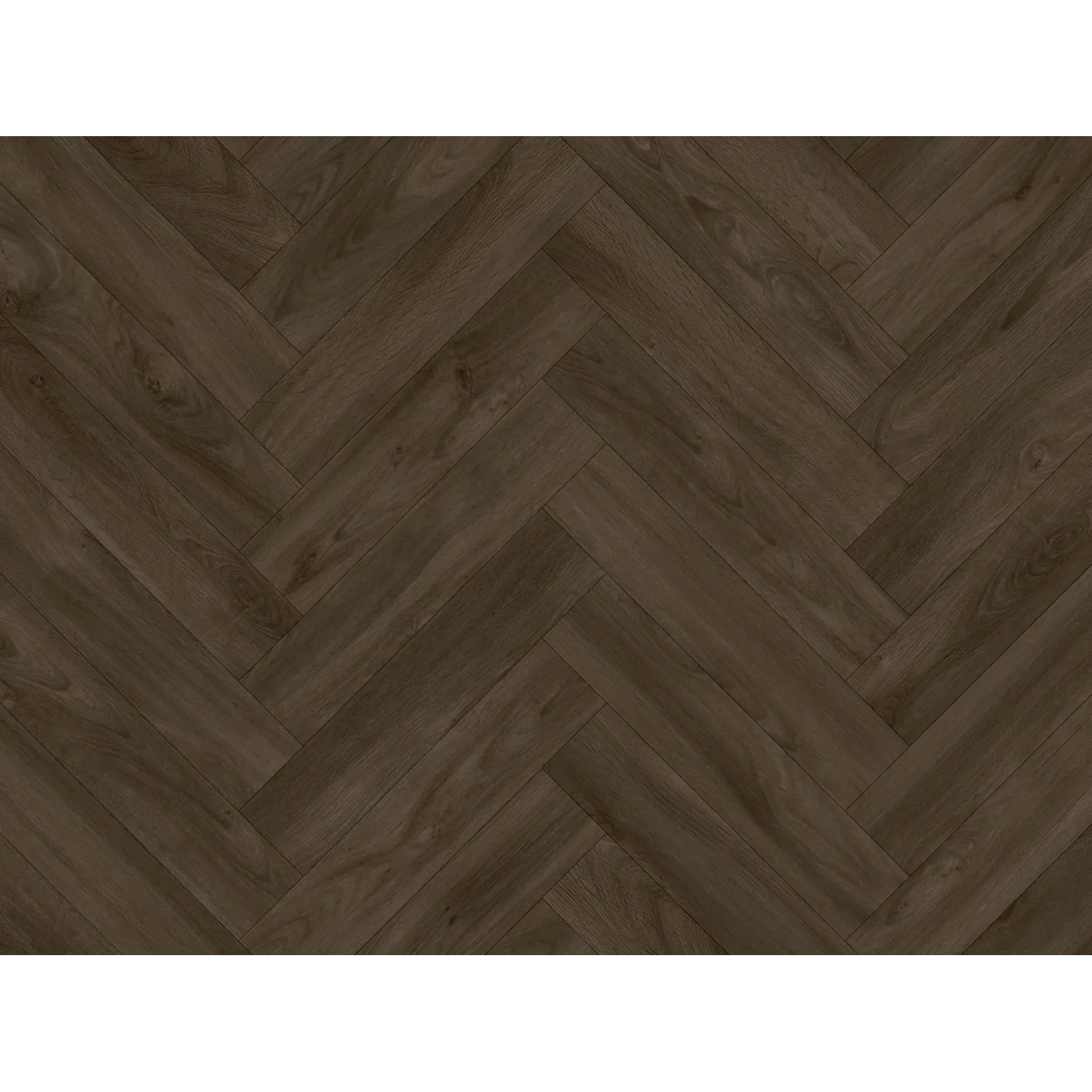 Bild von Primaflor PVC Turvo Eiche Dunkel Fischgrätdekor 2,00m x 3,00m