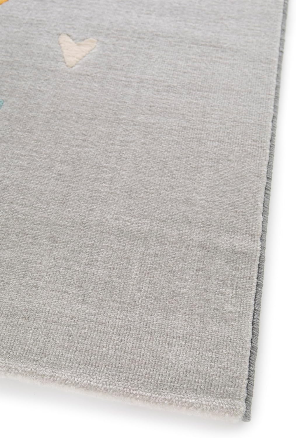 Bild von Primaflor Kurzflor-Kinderteppich Cocoon, Mächenzauber, 120x170cm, Moderner Minimalistischer Teppich für Kinderzimmer, Beige-Gelb-Rosa